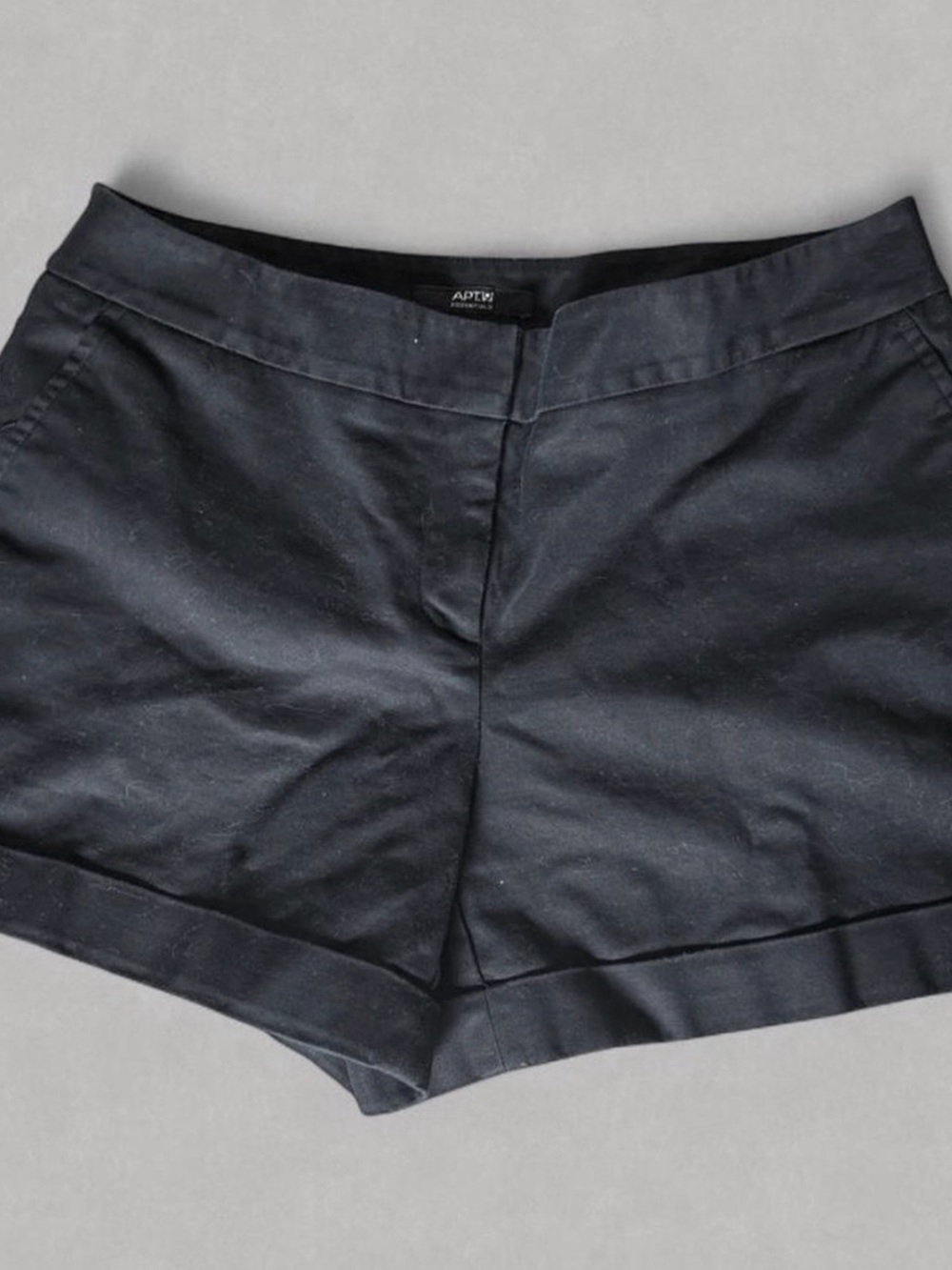 Apt. 9 Black High-Waist Tailored Shorts